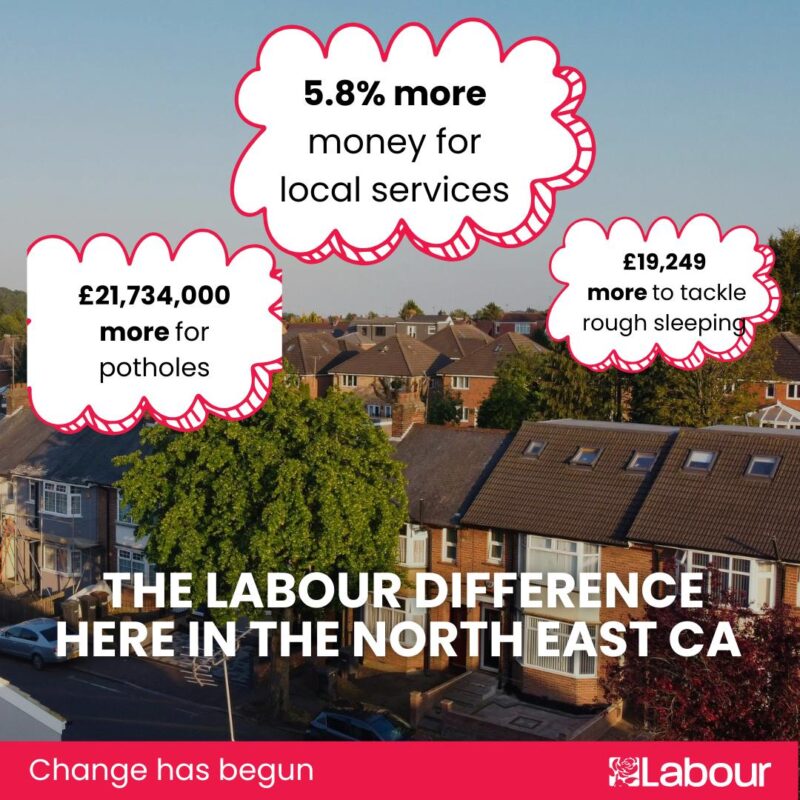 Labours plans for Northumberland